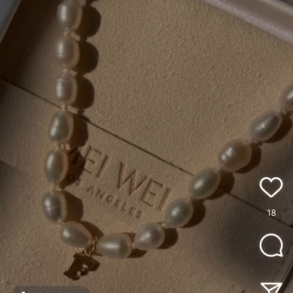 Handmade Real Pearl Initial Necklace – Unique and Personalized Elegance - Picture 5 of 8